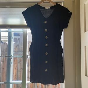 Black summer dress with pockets!